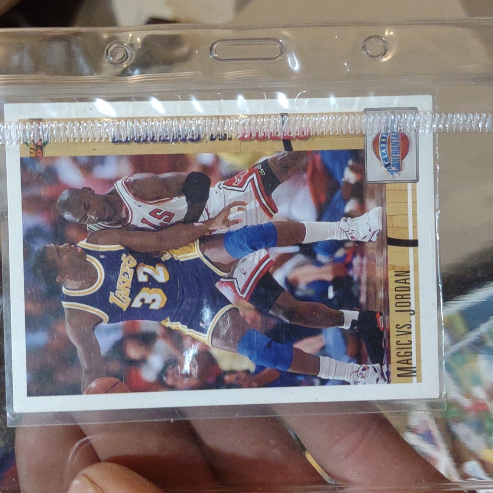 Magic vs Jordan upper deck #34